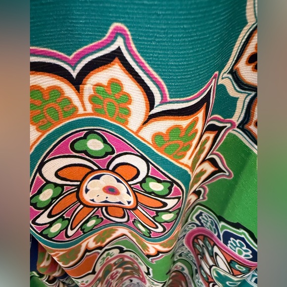 Heimish USA Maxi Dress Sleeveless Boho Medallion Print Colorful Casual Summer - Picture 4 of 11